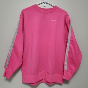 Nike Crewneck Sweater Hot Pink Neon Pink Womens Small